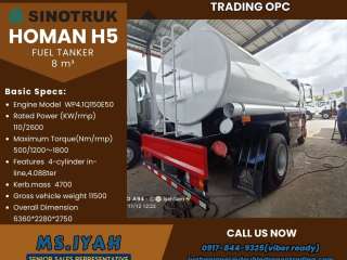 Sinotruk Homan H5 Fuel Truck 8KL-8 m³ E5