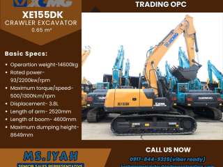 Xe155dk Xcmg Backhoe 0.65 m³