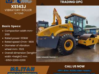 Xs143j Xcmg Vibratory Roller 14 tons