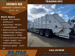 Howo Nx Garbage Compactor-23 m³ -E5