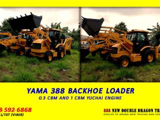 YAMA 388 BACKHOE LOADER BRAND NEW