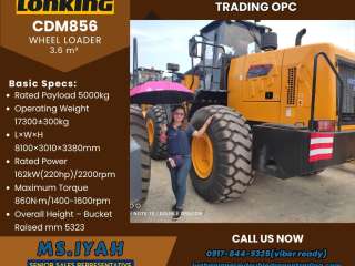 Cdm856 Lonking Wheel Loader 3.6 m³