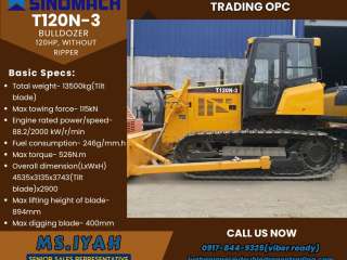 T120N-3 Sinomach Bulldozer 120hp,without ripper