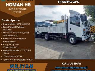 Homan H3 Cargo truck(dropside) 17 feet