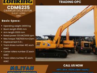 Cdm6235 Long arm Excavator 0.4 m³
