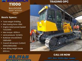 T100G Sinomach Bulldozer 100hp-without ripper