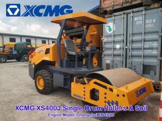 XCMG XS400J SINGLE DRUM ROLLER 4T