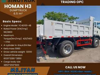 Homan H3 6w Dumptruck  6.5 m³