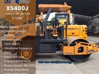 Xcmg Vibratory Roller Xs600j- 4 tons