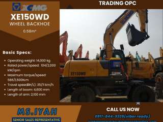 Xe150wd Wheel Backhoe 0.58m³