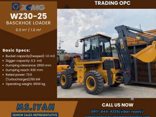 WZ30-25 0.3 m³ /1.0 m³ Xcmg Backhoe Loader