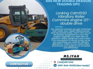 Lonking Cdm512D Vibratory Roller-12T,