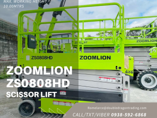 ZOOMLION ZS0808HD SCISSOR LIFT BRAND NEW