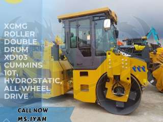 XCMG ROLLER DOUBLE DRUM XD103 10T, All-wheel Drive