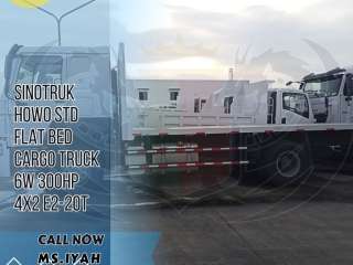 Sinotruk Flat bed Cargo Truck 300hp 20T-E2