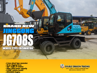 JINGGONG JG708S WHEEL TYPE EXCAVATOR BRAND NEW