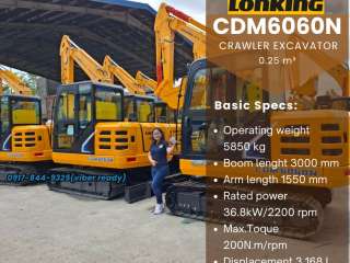 Cdm6060n Excavator- 0.25m³