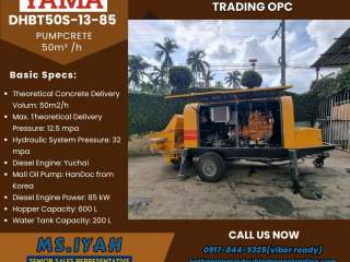 DHBT50S-13-85 Trailer Pump Crete (50m³/h)