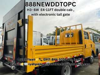 Homan Cargo Truck 6W  E4-11FT double cab , with electronic tail gate