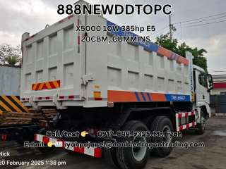 Shacman Dumptruck X5000 385hp 20m³ E5- cummins