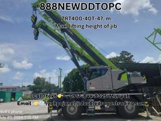 Zoomlion ZRT400 Rough Terrain-40T-47. m Max. lifting height