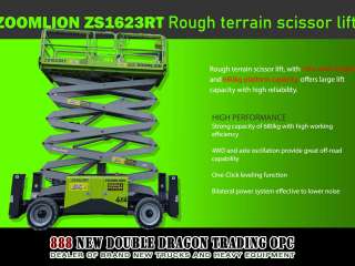 ZOOMLION ZS1623RT SCISSOR LIFT