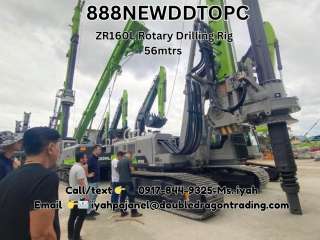 Zoomlion ZR160L Rotary Drilling Rig 56mtrs