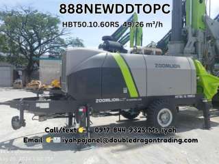 Zoomlion Trailer Pumpcrete HBT50.10.60RS  49/26 m³/h