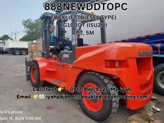 FORKLIFT (DIESEL TYPE) LG100DT (ISUZU) 10T, 5M