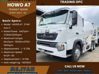 Howo A7 Transit mixer 371hp-10m³ -E2