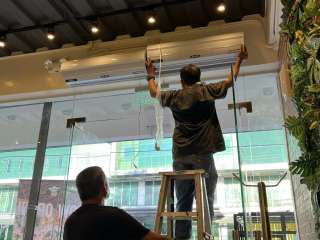 EZ-AIRCURTAIN LESS NOISY DUAL TYPE EFFECTIVE HEIGHTS 3.5m
