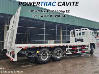 SINOTRUK HOWO NX 10W 380hp E2- 22 T, WITH 8T WINCH