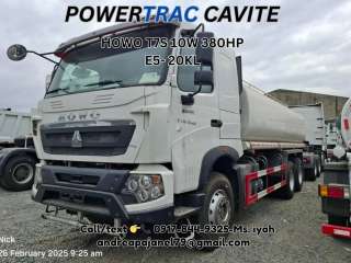 SINOTRUK HOWO T7S WATER TANKER10W 380HP E5- 20KL'