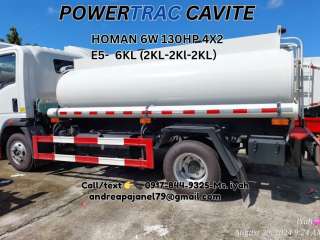 HOMAN H3 FUEL TANKER  6W 130HP 4X2- E5-  6KL (2KL-2Kl-2KL)