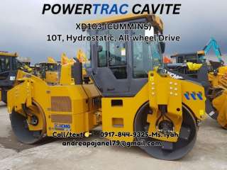 XCMG VIBRATORY ROLLER DOUBLE DRUM XD103- 10T, Hydrostatic, All-wheel Drive
