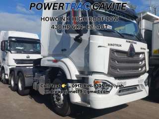 HOWO NX TRCTOR HEAD  HIGH ROOF 10W 430HP 6X4- E2- 40T