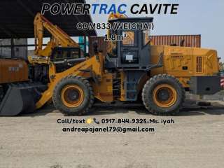 CDM833 LONKING WHEL LOADER (WEICHAI) 1.8m³'