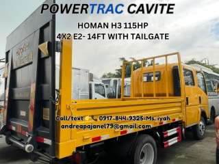 HOMAN H3 CARGO TRUCK 115HP 4X2 E2- 14FT WITH TAILGATE