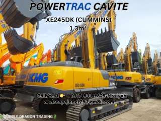 XCMG XE245DK CRAWLER EXCAVATOR  (CUMMINS ENGINE)1.3m³