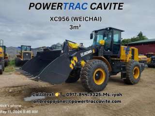 XCMG XC956 WHEEL LOADER (WEICHAI ENGINE) 3m³
