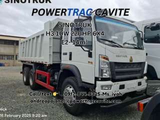 SINOTRUK HOMAN H3 DUMP TRUCK 10W 220HP 6X4 E2- 14m³