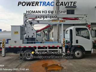 SINOTRUK HOMAN MANLIFT H3 6W 115HP 4X2 E4- 14M