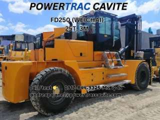 FD250 FORKLIFT (WEICHAI) 25T, 3M & 5M