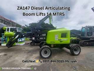 ZOOMLION ZA147 Diesel Articulating Boom Lifts 14 MTRS