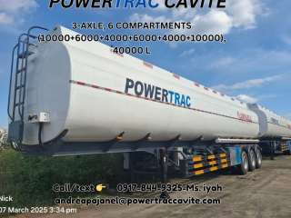 FUEL TANK TRAILER 3-AXLE 40,000 L-6 COMPARTMENTS