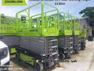 ZOOMLION ZS1212HD Scissor Lift- Max. Working Height 13.80m