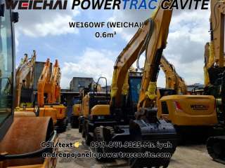 WE160WF WHEEL TYPE EXCAVATOR (WEICHAI) 0.6m³