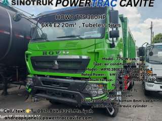 SINOTRUK HOWO T7S DUMP TRUCK 380HP 6X4 E2 20m³,