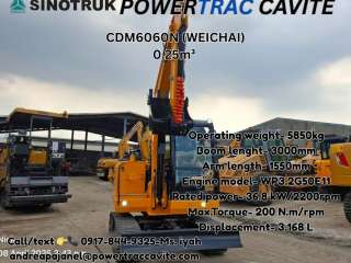 LONKING CDM6060N CRAWLER EXCAVATOR - 0.25m³