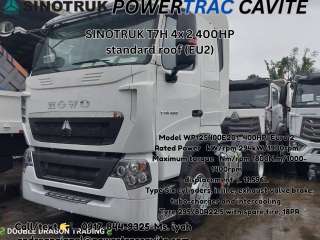 SINOTRUK T7H TRACTOR HEAD  4x2 400HP standard roof (EU2)